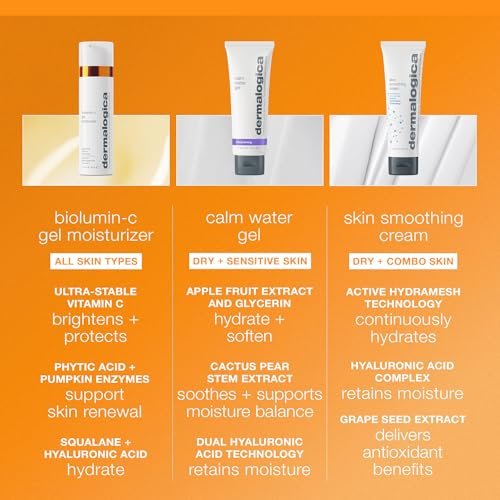 Dermalogica Biolumin-C Gel Moisturizer with Hyaluronic Acid & Vitamin C – Brightening & Radiance-Boosting Face Moisturizer, 1.7 oz Avelisse