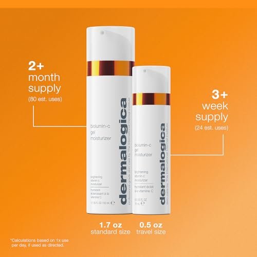 Dermalogica Biolumin-C Gel Moisturizer with Hyaluronic Acid & Vitamin C – Brightening & Radiance-Boosting Face Moisturizer, 1.7 oz Avelisse