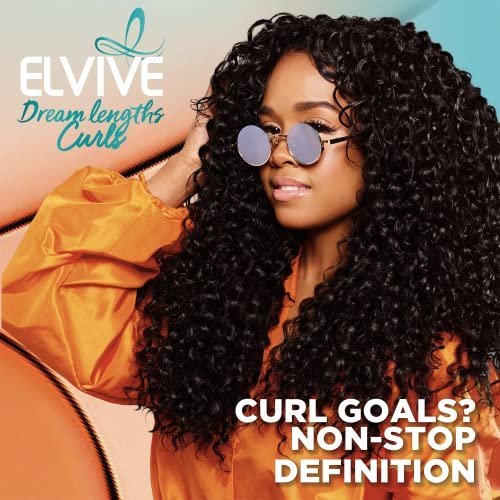 L’Oréal Paris Elvive Dream Lengths Curls No Build-Up Micellar Shampoo - Sulfate-Free, Silicone-Free, Paraben-Free with Hyaluronic Acid and Castor Oil for Curly to Coily Hair, 16.9 Fl Oz Avelisse