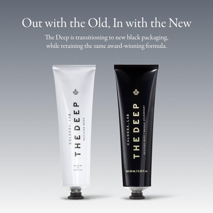 Caldera + Lab The Deep Organic Hydrating Clay Face Mask for Men – Vegan, Natural & Antioxidant Rich Exfoliating Facial Treatment for Dry, Sensitive & Normal Skin Avelisse