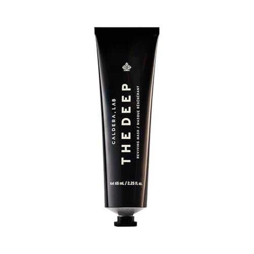 Caldera + Lab The Deep Organic Hydrating Clay Face Mask for Men – Vegan, Natural & Antioxidant Rich Exfoliating Facial Treatment for Dry, Sensitive & Normal Skin Avelisse