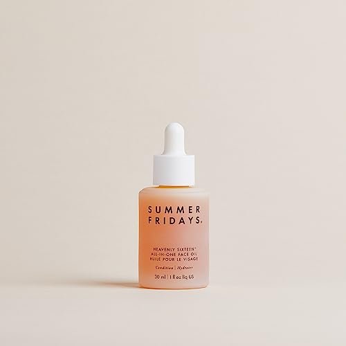 Summer Fridays Heavenly Sixteen Face Oil - All-In-One Hydrating Face Oil for Dry Skin - Restorative Blend of 16 Non-Comedogenic Oils - 1 Fl Oz Avelisse