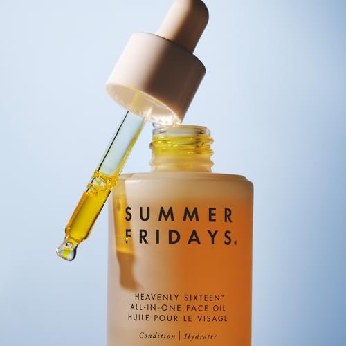 Summer Fridays Heavenly Sixteen Face Oil - All-In-One Hydrating Face Oil for Dry Skin - Restorative Blend of 16 Non-Comedogenic Oils - 1 Fl Oz Avelisse