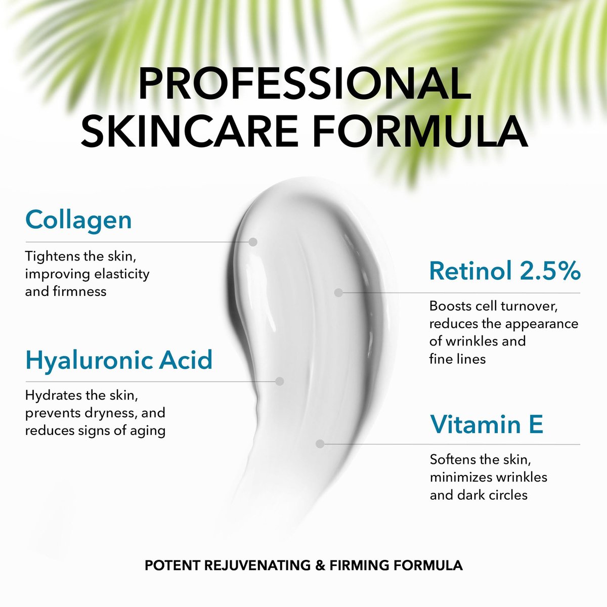 Collagen Cream for Face with Retinol - Anti Aging & Wrinkle Face Moisturizer - Day-Night Facial Moisturizer for Skin Firming & Tightening - Hyaluronic Acid & Vitamin E Care for Women & Men - 1.7oz Avelisse