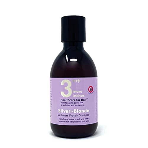 3 More Inches Silver Blonde Shampoo - Color Correcting Purple Shampoo for Blonde Hair - Anti-Brassy, Yellow Tones - Toning Violet Pigment - Sulphate Free - Hair Care by Michael Van Clarke - görsel 2