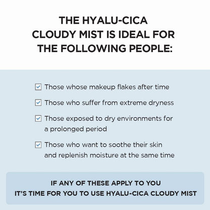 SKIN 1004 Madagascar Centella Hyalu-CICA Cloudy Mist - Hydrating Face Mist with Hyaluronic Acid & Centella Asiatica, 4.05 fl oz Avelisse