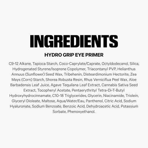 Milk Makeup Hydro Grip Eye Primer with Hyaluronic Acid - Clear Eyeshadow & Undereye Primer for Crease-Free, Long-Lasting Wear - 0.29 oz Avelisse