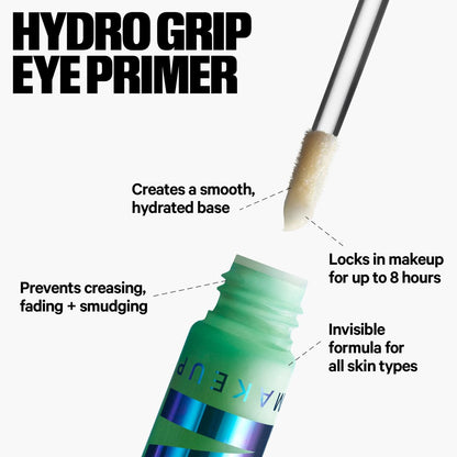 Milk Makeup Hydro Grip Eye Primer with Hyaluronic Acid - Clear Eyeshadow & Undereye Primer for Crease-Free, Long-Lasting Wear - 0.29 oz Avelisse