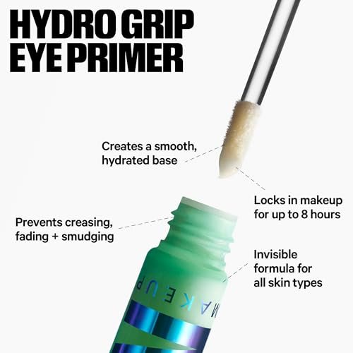 Milk Makeup Hydro Grip Eye Primer with Hyaluronic Acid - Clear Eyeshadow & Undereye Primer for Crease-Free, Long-Lasting Wear - 0.29 oz Avelisse