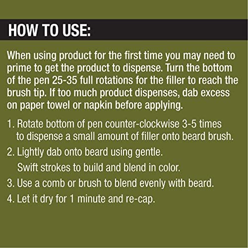 SoftSheen-Carson Magic Grooming Beard Filler Pencil Brush for Men – Natural Black, Waterproof, Fill Patchy Beard & Cover Greys, 0.05 Fl Oz - görsel 12