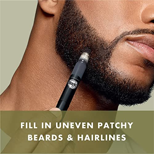 SoftSheen-Carson Magic Grooming Beard Filler Pencil Brush for Men – Natural Black, Waterproof, Fill Patchy Beard & Cover Greys, 0.05 Fl Oz - görsel 8