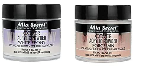 Mia Secret Cover Powder (White Peony + Porcelain) 1 oz – Dual-Color Setting Powder for Flawless Finish - görsel 1