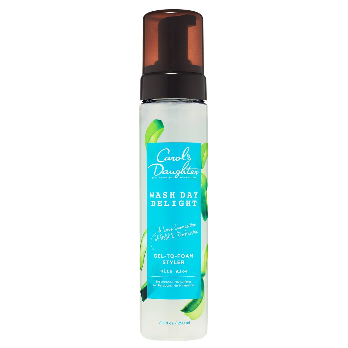 Carol's Daughter Wash Day Delight Hair Gel to Foam Mousse Styler and Hair Detangler for Curls with Aloe, Natural-looking Hold 8.5 fl oz Avelisse