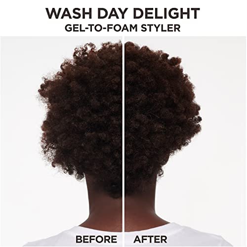 Carol's Daughter Wash Day Delight Hair Gel to Foam Mousse Styler and Hair Detangler for Curls with Aloe, Natural-looking Hold 8.5 fl oz Avelisse