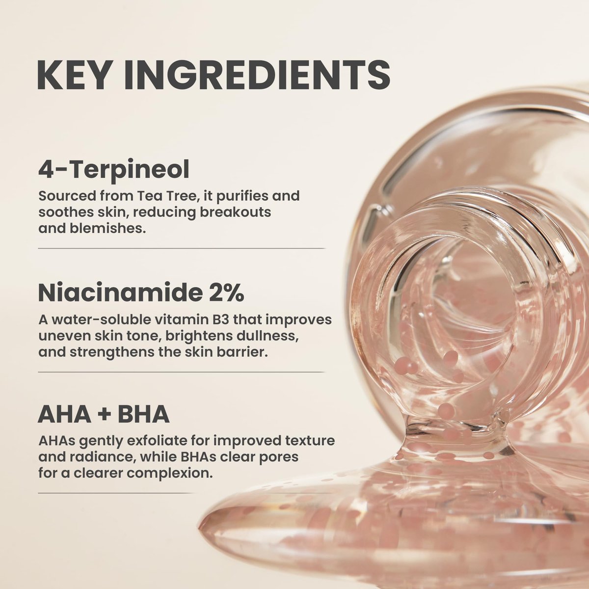 AXIS-Y Spot The Difference Blemish Spot Treatment - 4-Terpineol 2% Niacinamide AHA BHA Soothes Breakouts & Skin Barrier Repair - Vegan Korean Skin Care Face Serum (0.50 fl. oz.) Avelisse