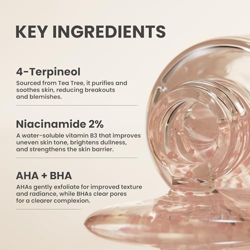 AXIS-Y Spot The Difference Blemish Spot Treatment - 4-Terpineol 2% Niacinamide AHA BHA Soothes Breakouts & Skin Barrier Repair - Vegan Korean Skin Care Face Serum (0.50 fl. oz.) Avelisse