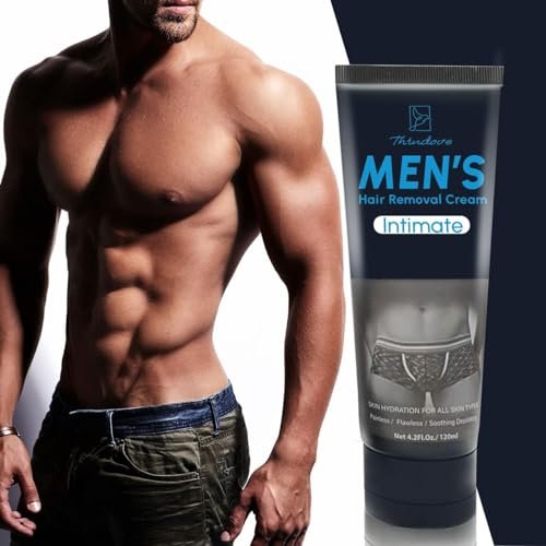 MEOLY Intimate Private Hair Removal Cream for Men – Painless Depilatory Cream for Unwanted Male Hair in Private Area, Suitable for All Skin Types - görsel 8