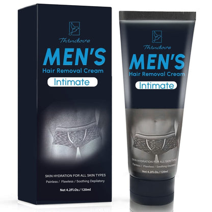 MEOLY Intimate Private Hair Removal Cream for Men – Painless Depilatory Cream for Unwanted Male Hair in Private Area, Suitable for All Skin Types