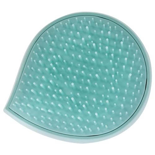 Michel Mercier Pack and Go Detangler - Mini Scalp Massager Hair Brush for Thick Hair, No-Pain Detangling, Reduces Breakage, Turquoise-Pink - görsel 4