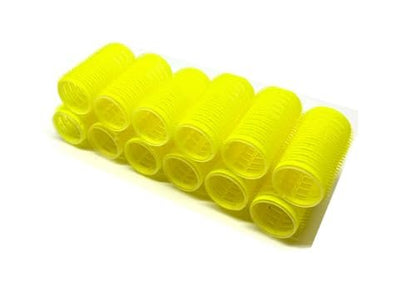 Medium Cling Hair Rollers Self Grip Hair Rollers Pro Salon Hairdressing Curlers Assorted Colors - 12 Pack