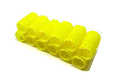 Medium Cling Hair Rollers Self Grip Hair Rollers Pro Salon Hairdressing Curlers Assorted Colors - 12 Pack