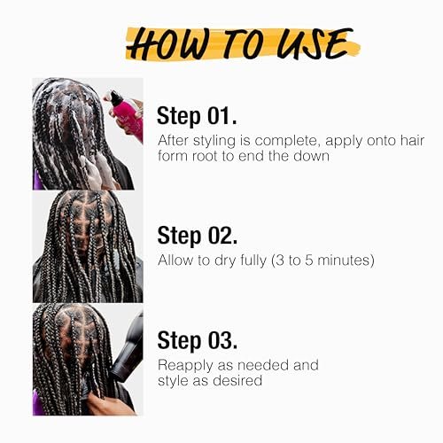EBIN NEW YORK Braid Formula Setting Mousse with Sweet Almond Oil - 12.49 oz - Long-Lasting Hold for Braids & Styles Avelisse
