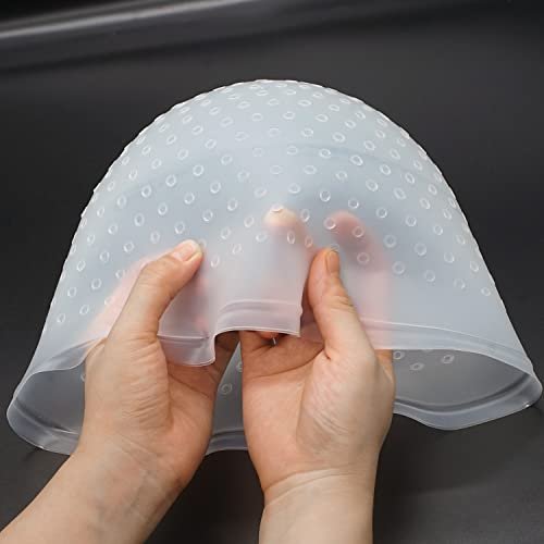 Pre-Holed Silicone Hair Highlighting Cap – Reusable Bleaching Cap with Hook for DIY Dyeing - görsel 8