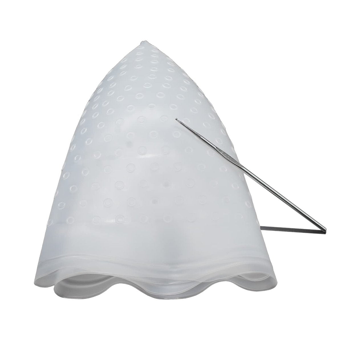 Pre-Holed Silicone Hair Highlighting Cap – Reusable Bleaching Cap with Hook for DIY Dyeing - görsel 9
