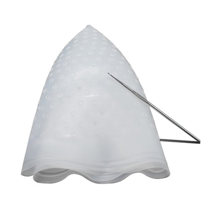 Pre-Holed Silicone Hair Highlighting Cap – Reusable Bleaching Cap with Hook for DIY Dyeing