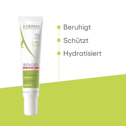 A-DERMA Biology Calm Soothing Moisturizer 40ml – Face Cream for Sensitive & Eczema-Prone Skin - görsel 6