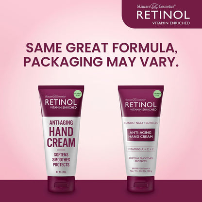 LIVAURA Retinol Anti-Aging Hand Cream – The Original Retinol for Younger Looking Hands – Rich Hand Cream Conditions, Nails & Cuticles – Vitamin A Minimizes Age’s Effect on Skin (Cucumber Scent) Avelisse