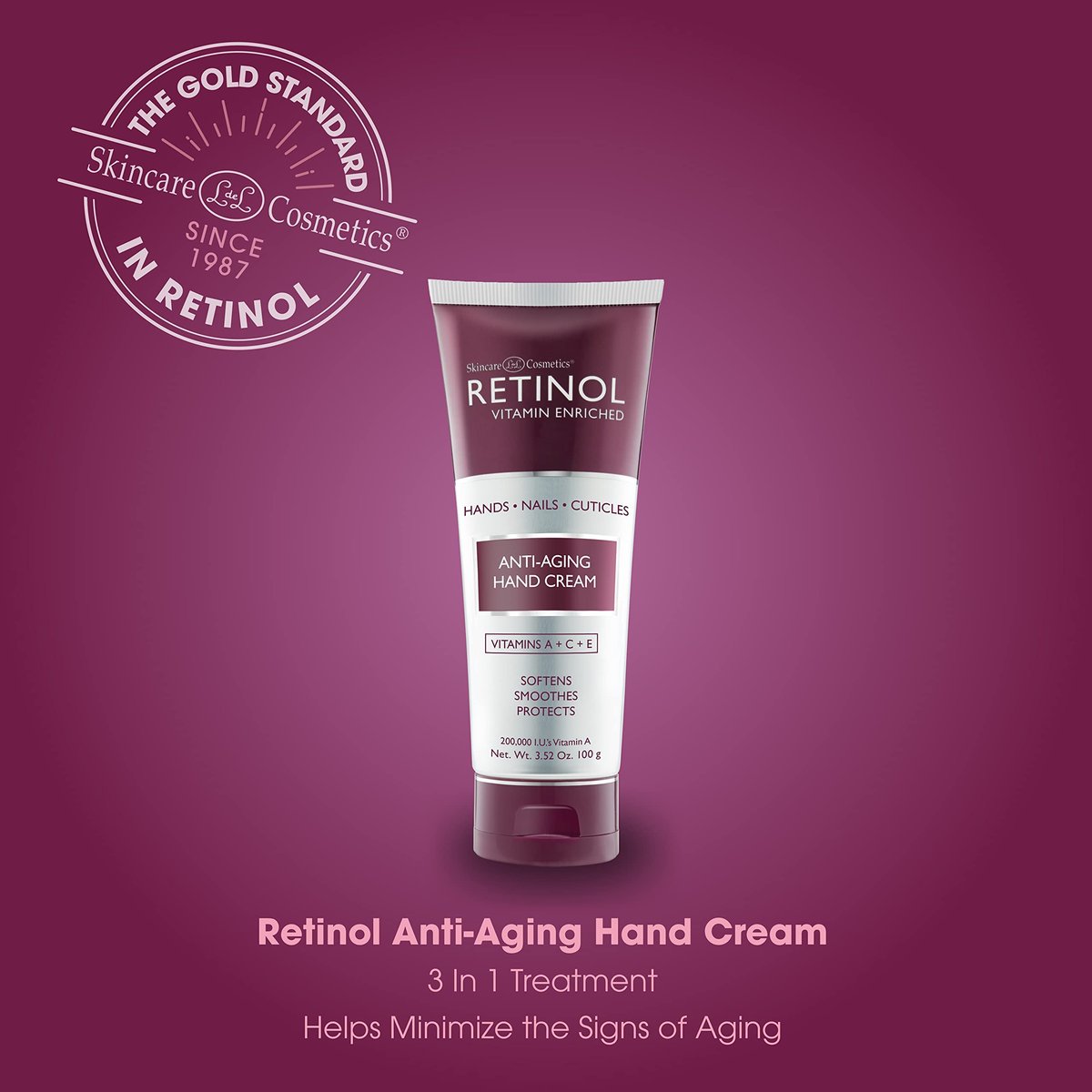 LIVAURA Retinol Anti-Aging Hand Cream – The Original Retinol for Younger Looking Hands – Rich Hand Cream Conditions, Nails & Cuticles – Vitamin A Minimizes Age’s Effect on Skin (Cucumber Scent) Avelisse