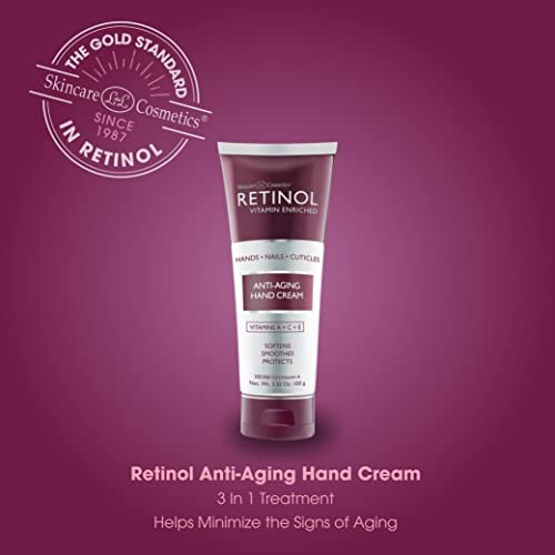 LIVAURA Retinol Anti-Aging Hand Cream – The Original Retinol for Younger Looking Hands – Rich Hand Cream Conditions, Nails & Cuticles – Vitamin A Minimizes Age’s Effect on Skin (Cucumber Scent) Avelisse
