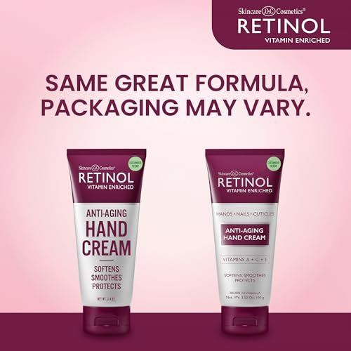 LIVAURA Retinol Anti-Aging Hand Cream – The Original Retinol for Younger Looking Hands – Rich Hand Cream Conditions, Nails & Cuticles – Vitamin A Minimizes Age’s Effect on Skin (Cucumber Scent) Avelisse