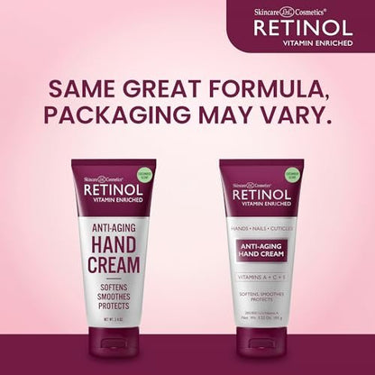 LIVAURA Retinol Anti-Aging Hand Cream – The Original Retinol for Younger Looking Hands – Rich Hand Cream Conditions, Nails & Cuticles – Vitamin A Minimizes Age’s Effect on Skin (Cucumber Scent) Avelisse