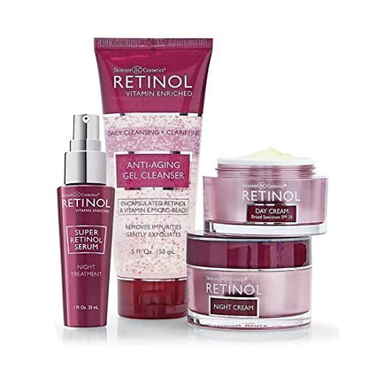 LIVAURA Retinol Anti-Aging Gel Cleanser – Gently Cleans Pores & Exfoliates for Soft, Smooth Skin with Antioxidant-Rich Micro-Beads Avelisse