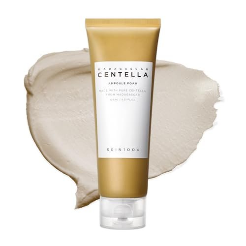 SKIN1004 Madagascar Centella Ampoule Foam - 4.23 fl.oz | Korean Face Cleanser & Makeup Remover with Centella Asiatica | Gentle Daily Cleanser for Soft Skin Avelisse
