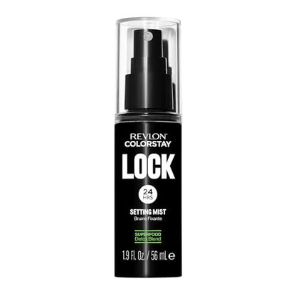 Revlon Colorstay 24 Hour Lock Setting Mist - Mattifying, Oil Absorbing, Transfer-Proof Face Spray, 1.9 fl oz Avelisse