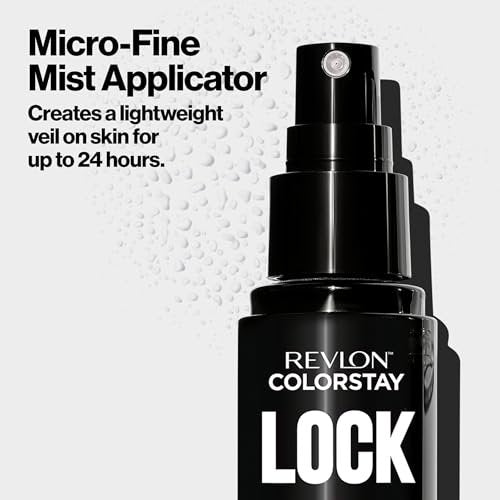 Revlon Colorstay 24 Hour Lock Setting Mist - Mattifying, Oil Absorbing, Transfer-Proof Face Spray, 1.9 fl oz Avelisse