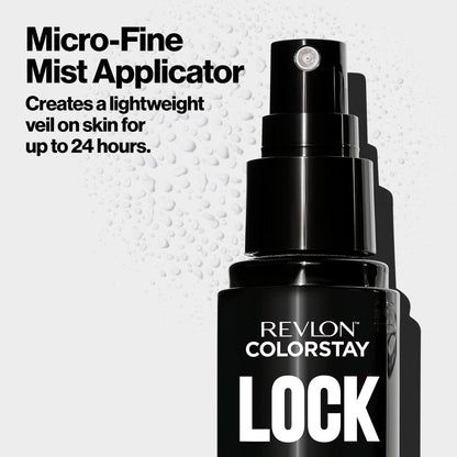 Revlon Colorstay 24 Hour Lock Setting Mist - Mattifying, Oil Absorbing, Transfer-Proof Face Spray, 1.9 fl oz Avelisse