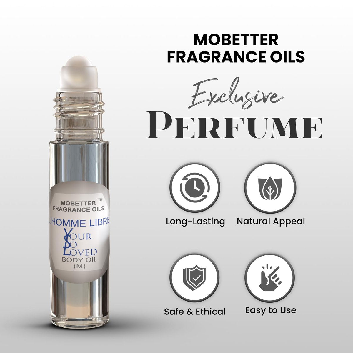 MOBETTER FRAGRANCE OILS L'Homme Libre Your So Loved Men Fragrance Body Oil - 0.33 Fl Oz Avelisse