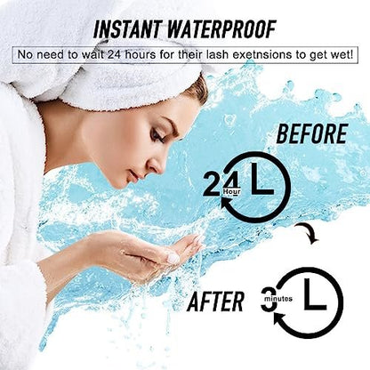 EMEDA Lash Bonder for Eyelash Extensions – Super Bonder Sealant 15ml | Glue Accelerator & Sealer