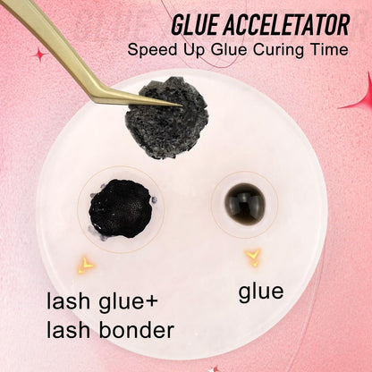 EMEDA Lash Bonder for Eyelash Extensions – Super Bonder Sealant 15ml | Glue Accelerator & Sealer