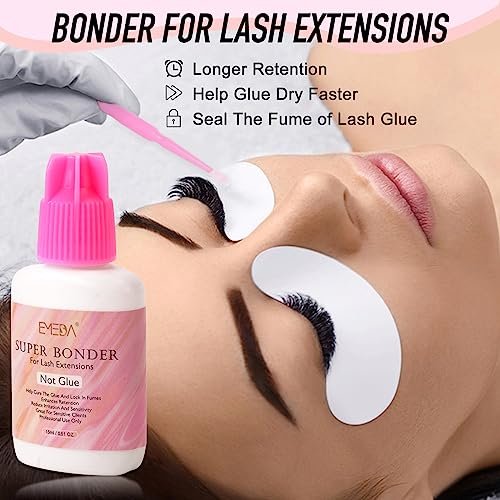 EMEDA Lash Bonder for Eyelash Extensions – Super Bonder Sealant 15ml | Glue Accelerator & Sealer - görsel 4