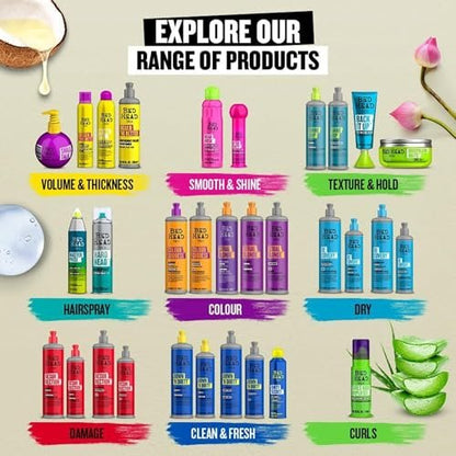 Bed Head by TIGI Serial Blonde Purple Toning Shampoo for Cool Blondes – Neutralizes Brass Tones, Sulfate-Free, 13.53 oz Avelisse