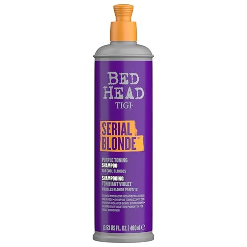 Bed Head by TIGI Serial Blonde Purple Toning Shampoo for Cool Blondes – Neutralizes Brass Tones, Sulfate-Free, 13.53 oz Avelisse