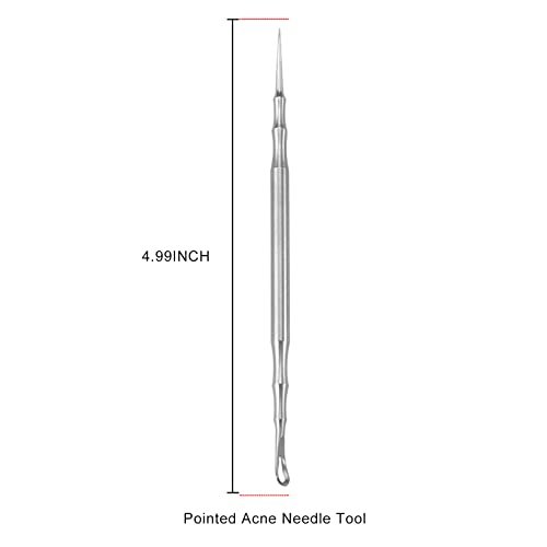 2-in-1 Acne Extractor Tool - Stainless Steel Blackhead & Whitehead Remover for Face and Nose | Jaxiria - görsel 12