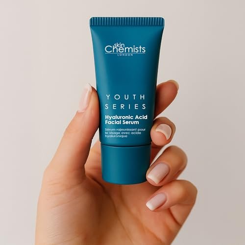 Skin Chemists Hyaluronic Acid Facial Serum 1.5% with Aloe Vera & Vitamin E – Anti-Aging Moisturizing Serum for Fine Lines & Wrinkles, 1.01 oz - görsel 12