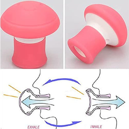 SURORAIN Face Exerciser - Facial Yoga for Skin Tighten & Firm, Jaw Exerciser, Double Chin Breathing Exercise Device for Women and Men