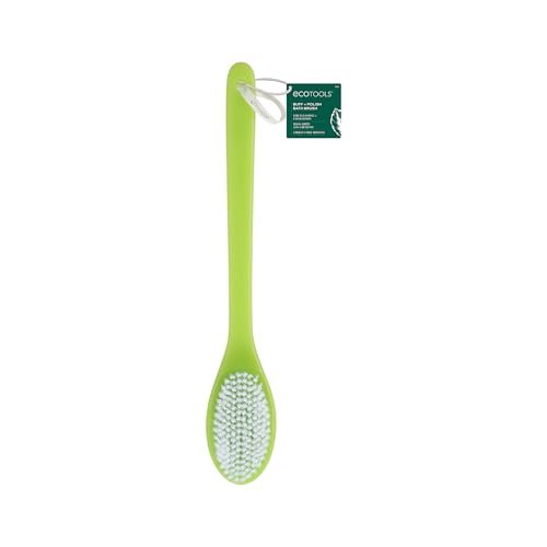 EcoTools Buff + Polish Bath Brush – Long Handle Exfoliating Shower Brush for Back, Eco-Friendly, Vegan, Cruelty-Free - görsel 2